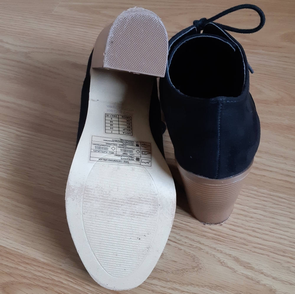 Black Heeled Booties - Picture 5 of 8